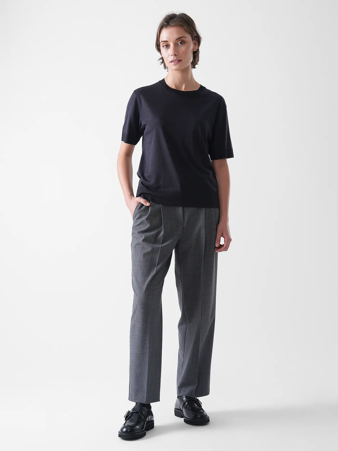 CAMBIO | Chino EMILIE TRACK | grau